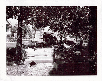 Unburnable hard waste rubbish in the City of Kew