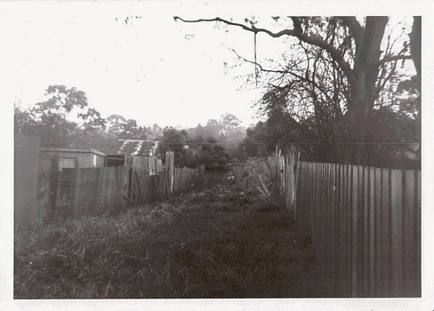  Right-of-way at rear of Parkhill Road and Lalla Street