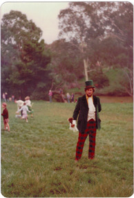 Re-enactment of Charles Grimes' survey party during a Festival of Kew