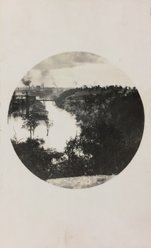 Yarra River in flood at Studley Park