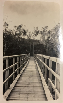 Zig-Zag Bridge on the Yarra River at Kew