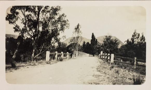 Bridge in a rural landscape