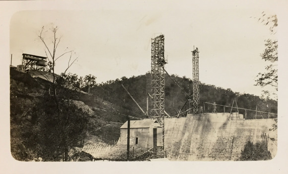 Construction of Maroondah Dam 