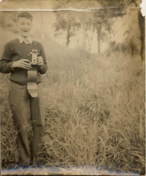 Boy with camera
