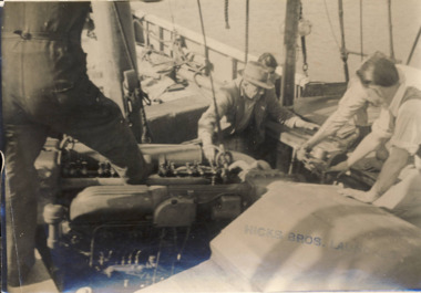 nstalling an engine on a Hicks Bros Motor Launch