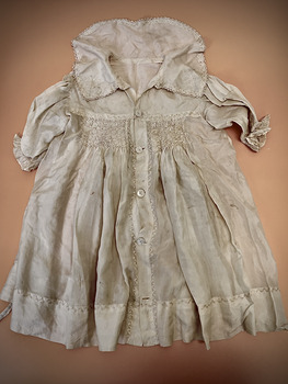 Child's silk smocked dress