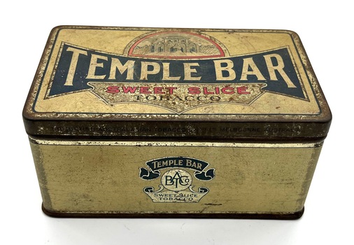 Temple Bar Set Slice Tobacco Tin