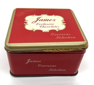 James Exclusive Chocolates tin
