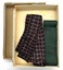 Cardboard box with ties