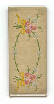 Embroidered notepad
