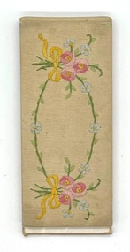 Embroidered notepad