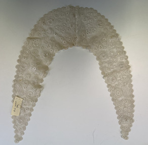 Irish crochet pelerine