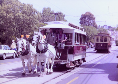 Horse Tram in High Street South