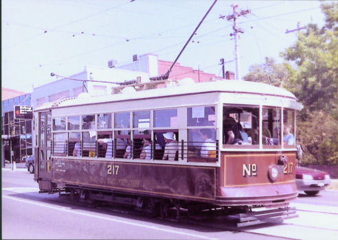 K Class 217 (Birney Car) in Doncaster & North Balwyn Village