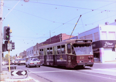 A Class 231 in Doncaster Road, North Balwyn Village