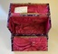 Upright, embossed celluloid, silk lined vanity dresser box