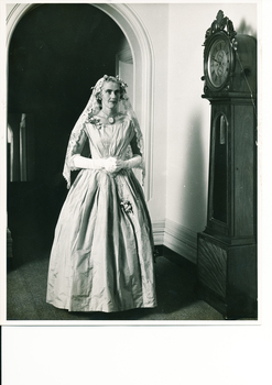 Mary Ann's Lawrence's Wedding Dress worn by Margaret Hindson