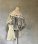 Grey silk and lace bodice