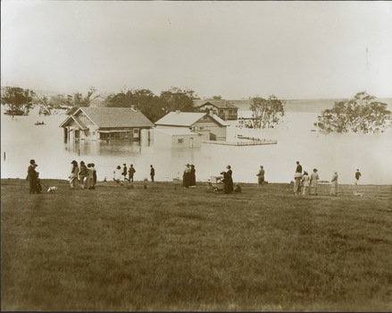 Yarra in Flood from Willsmere, North Kew