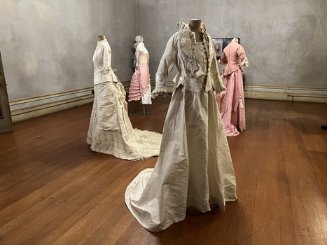 Exhibition - Fashion in the Age of Elegance 1840-1900. Costumes of Alice Frances Hindson, nee Henty (1852-1932). Drawing Room, Villa Alba Museum, 2023