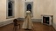 Exhibition - Fashion in the Age of Elegance 1840-1900. Wedding dress of Caroline Michel (1851-1924).  Second bedroom, Villa Alba Museum, 2023