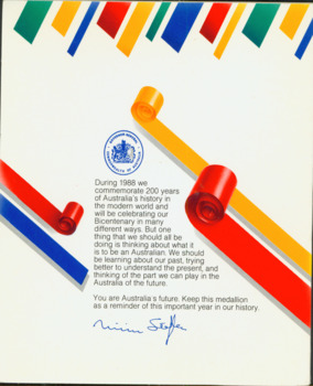 Bicentennial Memento for School Students
