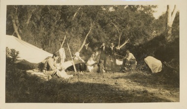 Camp site near Burke Road