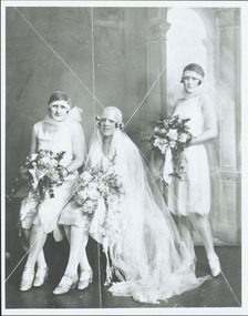 Bride and attendants