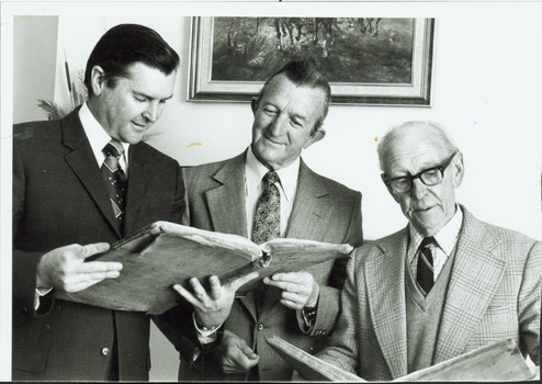 Handover of National Bank Signature Books