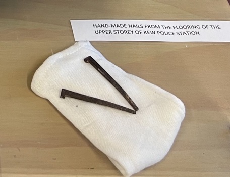 Former Kew Police Station : Iron nails