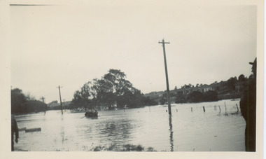 Flooding of the Yarra River in North Kew