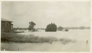 Flooding of the Yarra River in North Kew