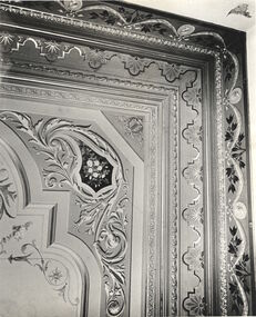 [Section] Drawing room ceiling , 'Villa Alba', Walmer Street (Kew)