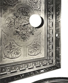 Entrance hall ceiling , 'Villa Alba', Walmer Street [Kew]
