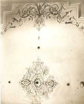 Ceiling , 'Villa Alba', Walmer Street [Kew]