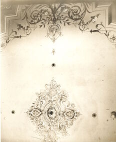 Ceiling , 'Villa Alba', Walmer Street [Kew]