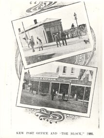Kew Post Office and "The Block", 1880