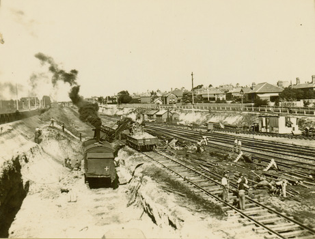 Regrading the Camberwell Railway Line