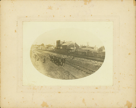 Regrading the Camberwell Railway Line near Burke Road