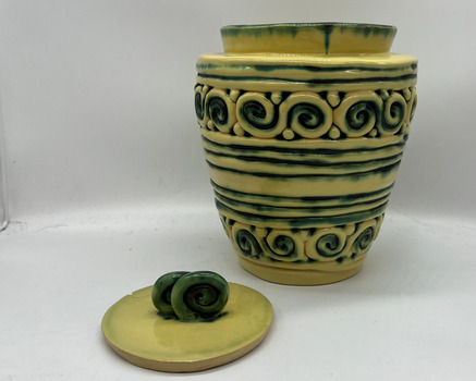 Lidded container