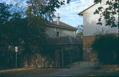 Rear of Villa Alba with adjacent hospital wing