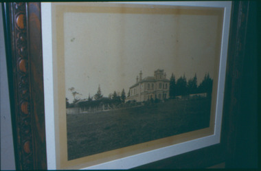 Snapshot of earliest framed photograph of Villa Alba