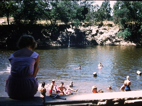 Swimming in the Yarra River