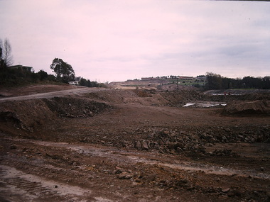 Photograph - Construction of the Eastern Freeway (F19), Ron Setford, March 1972