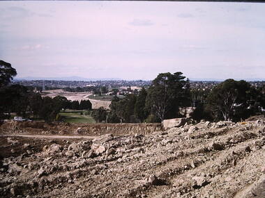 Photograph - Construction of the F19 [Eastern Freeway], Ron Setford, March 1973