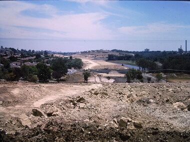 Photograph - Construction of the F19 [Eastern Freeway], Ron Setford, January 1973