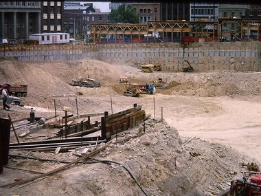 Photograph - Construction of the F19 [Eastern Freeway], Ron Setford, January 1973