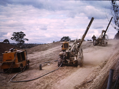 Photograph - Construction of the F19 [Eastern Freeway], Ron Setford, March 1973