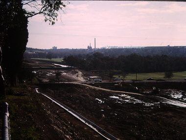 Photograph - Construction of the F19 [Eastern Freeway], Ron Setford, May 1973