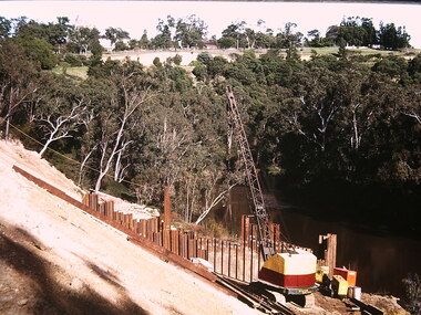 Photograph - Construction of the F19 [Eastern Freeway], Ron Setford, May 1973